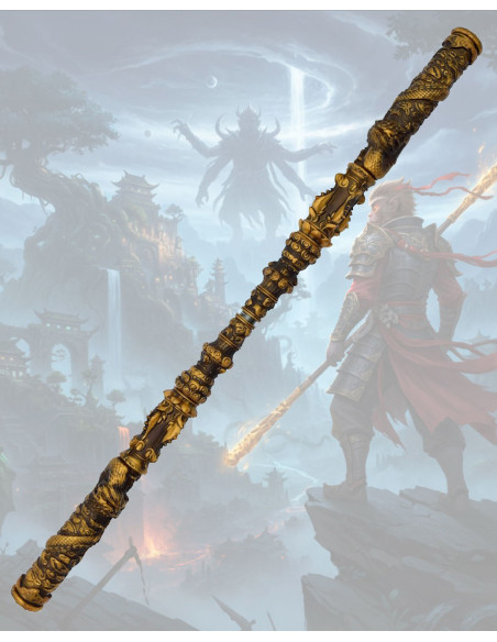 Bâton ornemental de Sun Wukong, Black...
