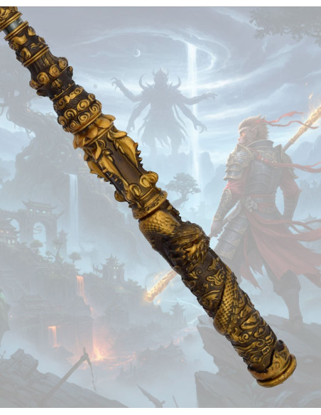 Bâton ornemental de Sun Wukong, Black...