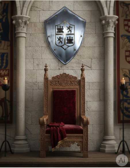 Bouclier médiéval de Castille et León