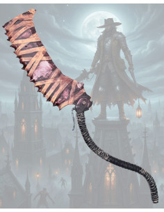 Réplique de Hache Scie de Chasseur, Bloodborne