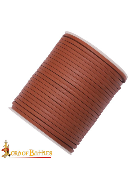 Bobine de cordon en cuir véritable...