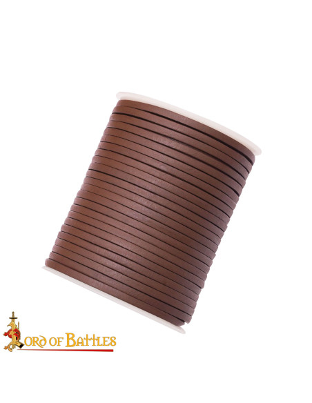 Bobine de cordon en cuir véritable...