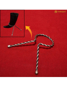 Support en acier enroulé pour cornes vikings-celtes 2