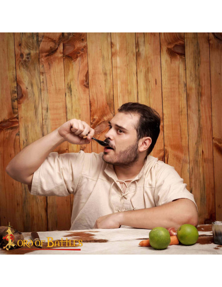 Set de 4 cuillères médiévales en...