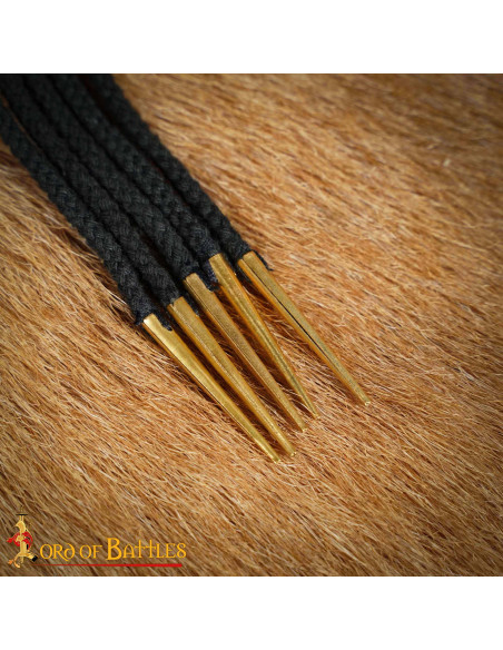 Ensemble de 5 cordons en coton noir...