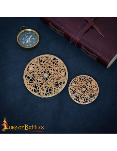 Broche viking en bronze, filigrane de style nordique 2