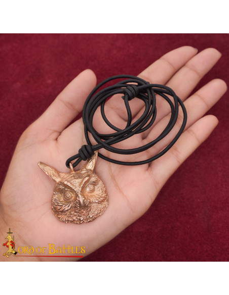 Pendentif médiéval modèle Hibou en...