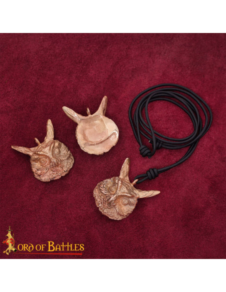 Pendentif médiéval modèle Hibou en...