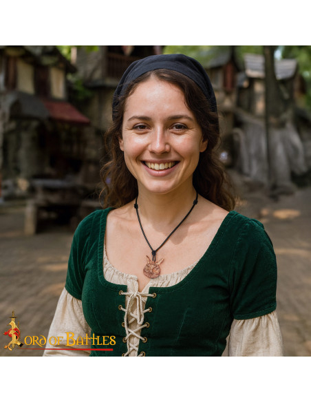 Pendentif médiéval modèle Hibou en...