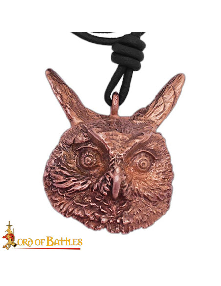 Pendentif médiéval modèle Hibou en...