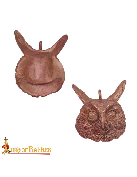 Pendentif médiéval modèle Hibou en...