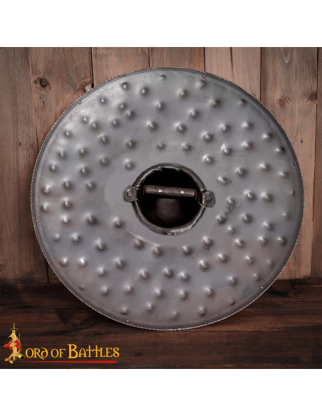 Bouclier médiéval rond rustique...