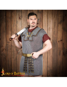 Cotte de mailles Lorica Romaine Hamata en acier (16 g.)