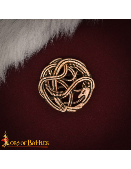 Boucle viking en forme de serpent...