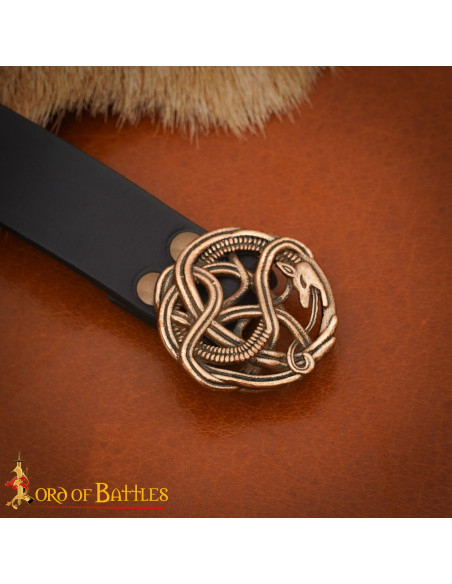 Boucle viking en forme de serpent...
