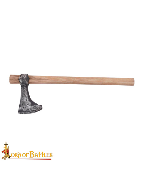 Hache vikingue décorative tête en...