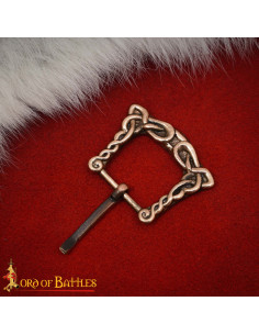 Boucle classique en bronze vieilli avec ornements celtiques 2