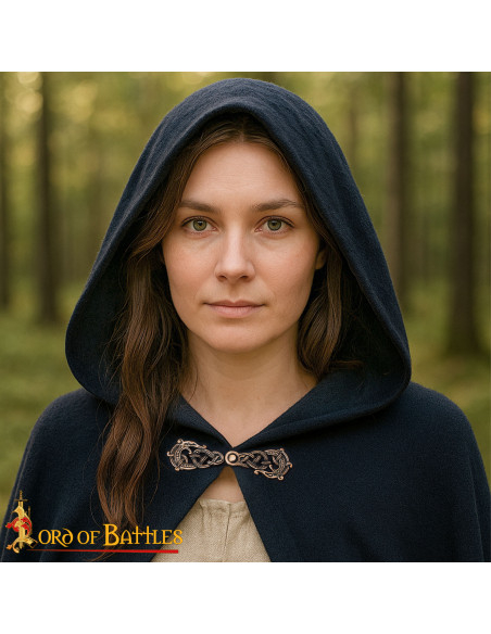 Fermeture de cape viking en bronze...