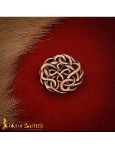 Boucle celte pour ceinture en bronze massif vieilli