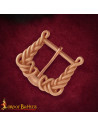 Boucle viking du IXe-Xe siècle design nœuds en bronze