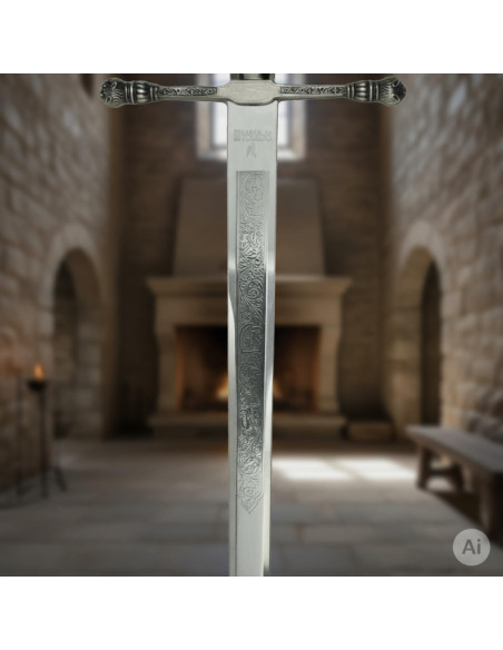 Épée Carlos V, acier inoxydable