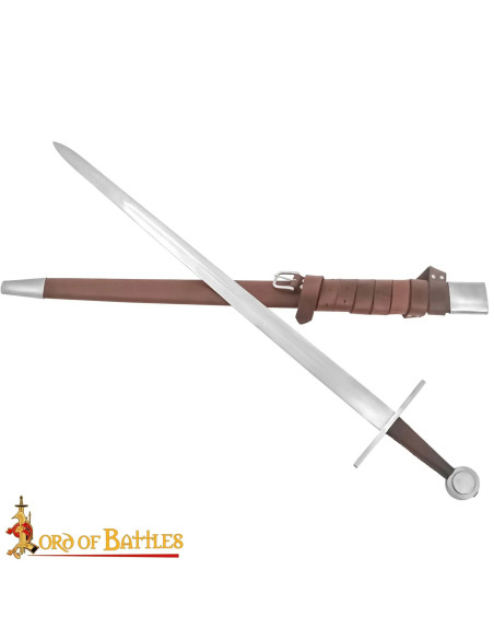 Épée Normande Forgée à Main Pomme Ronde