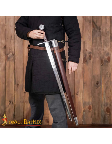 Épée Normande Forgée à Main Pomme Ronde