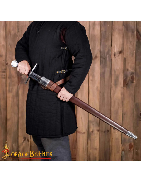 Épée Normande Forgée à Main Pomme Ronde