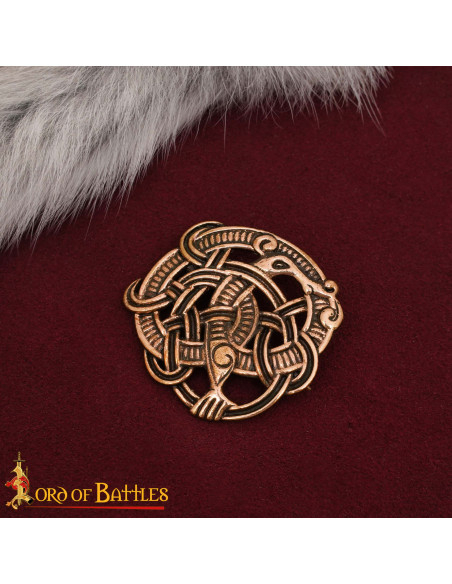 Broche en bronze viking Cera Perdue...