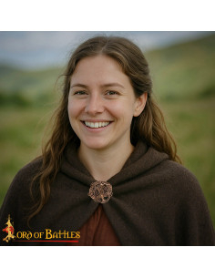 Broche en bronze viking Cera Perdue Design Nordique 2