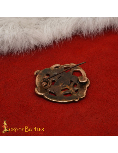 Broche en bronze viking Cera Perdue...