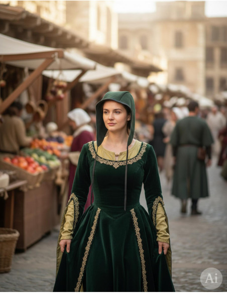 Explorateur médiéval Crespina - Vert...