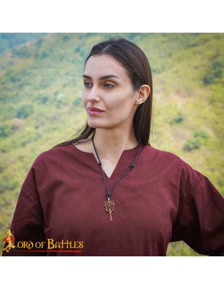 Pendentif Celte en Bronze Massif,...