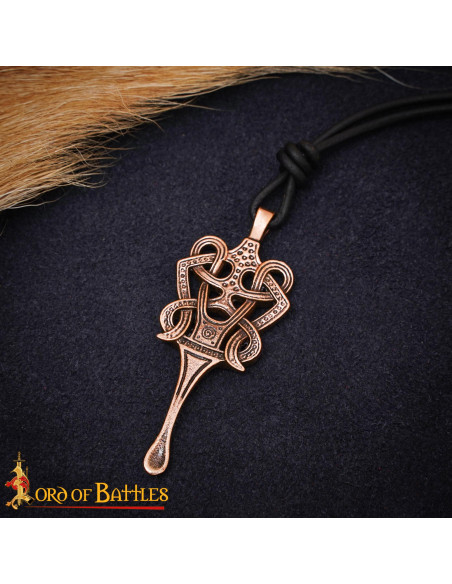 Pendentif Celte en Bronze Massif,...