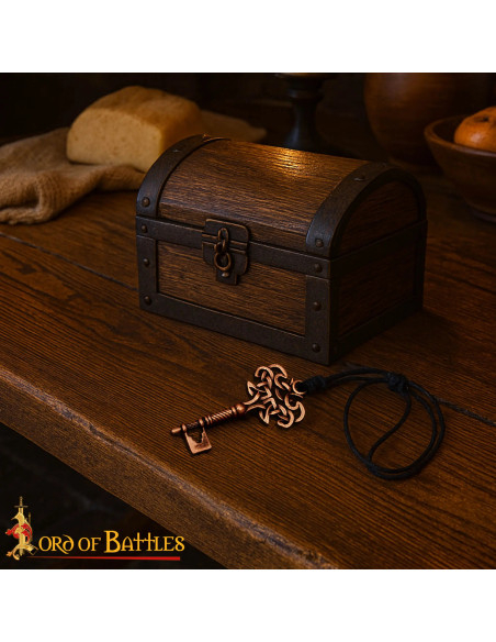 Pendentif de clé viking en bronze,...