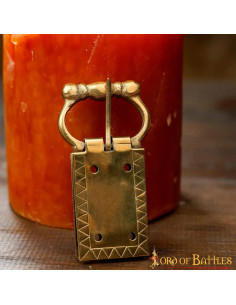 Boucle et finition médiévale pour ceintures d'époque
