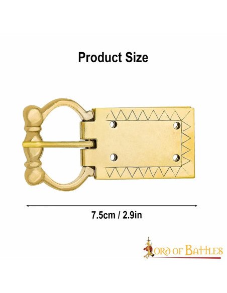 Boucle et finition médiévale pour...