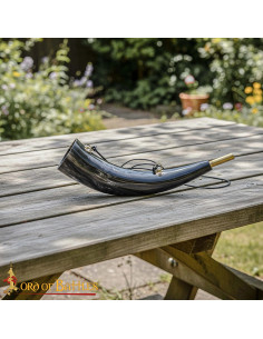 Corne de bœuf viking médiéval modèle Gjallarhorn