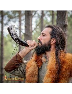 Corne de bœuf viking médiéval modèle Gjallarhorn 2