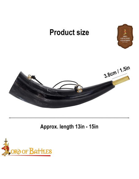 Corne de bœuf viking médiéval modèle...
