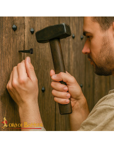 Ensemble de 10 clous médiévaux forgés (8 cm) 2