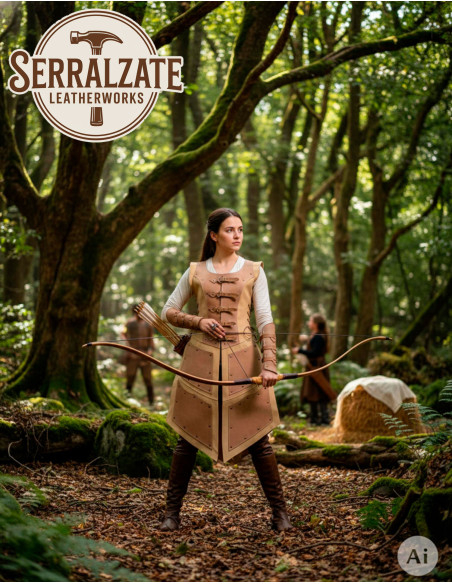 Le costume d'archère médiévale...