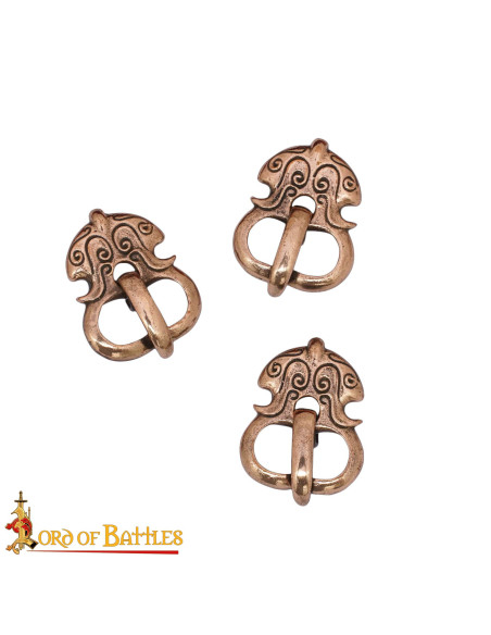 Set de 3 Boucles Vikings Uniques en...