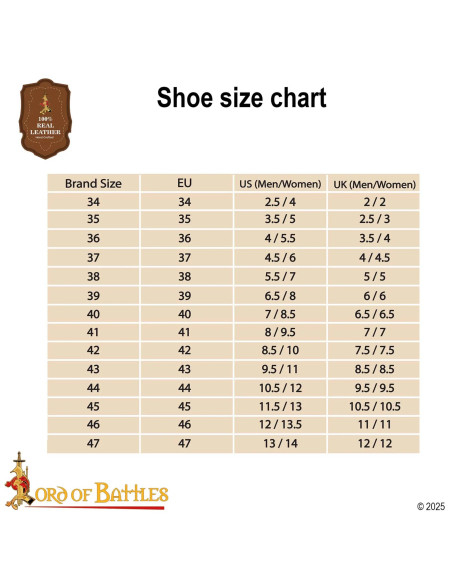 Bottines vikings modèle Jorvik en...