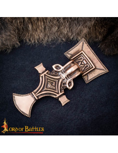 Broche Lombard en Bronze du VIe Siècle - Fonte en Cire