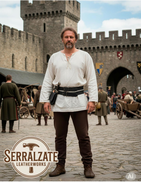 Ceinture médiévale double amovible en...