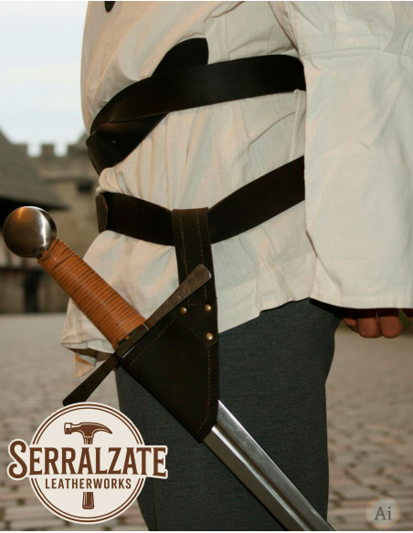 Ceinture médiévale double amovible en...