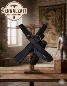 Doble porte-épées avec ceinture pour LARP 2