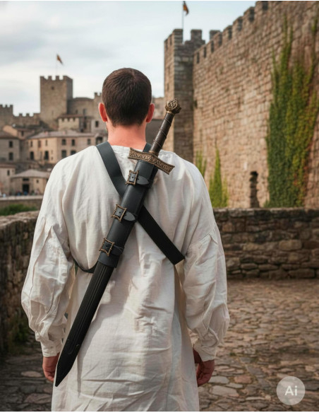 Tahalí avec ceinture pour suspendre...