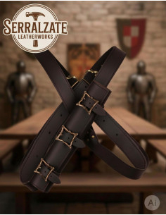 Harnais avec ceinture pour accrocher une épée dans le dos... 2